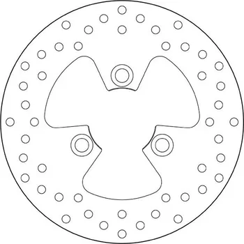Brzdový kotouč Brzdový kotouč BREMBO 68B407K8 fix PEUGEOT Citystar 125 2011-2017