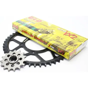 Řetězová sada pro motocykl Řetězová sada D.I.D + SUPERSPROX řady ZVM-X ve zlaté barvě DUCATI Monster 750 1996-1997