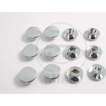 Kšiltovka JMP chrome for M10 bolts screws Balení obsahuje 12 kusů 2H377723