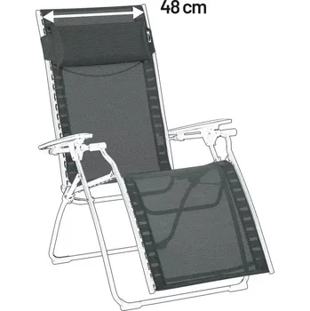 Křeslo Náhradní potah relaxační křeslo EVOLUTION BatylineDUO šedá Obsidian