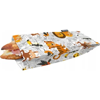 Opakovaně použitelná svačinová taška na sendvič NERTHUS 29,5x10,5 LION