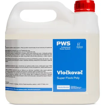 Bazénová chemie PWS - Professional Water System Vločkovač Super Flock Poly 3l