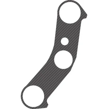 Motodoplněk Ochranné nálepky na "brýle" PUIG X-TREME 1962C karbonový vzhled YAMAHA YZF-R1 2004-2006