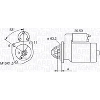 Startér Startér MAGNETI MARELLI 063721057010