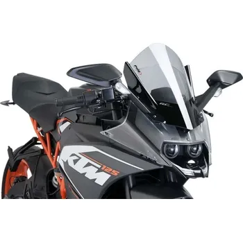 Plexi štít PUIG RACING 7004H kouřová KTM RC 390 2014-2019