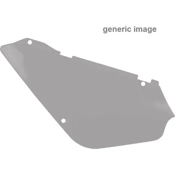 Boční číslové tabulky POLISPORT 8418400002 (pár) bílá SUZUKI RM 85 2002-2023