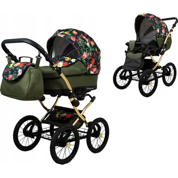 Kočárek Dětský kočárek 2v1 s korbičkou a sporťákem BabyLux Margaret