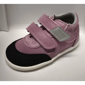 Dívčí polobotky JONAP 051MV light - dětské kožené SZ mazanina, barva: starorůžová Velikost: 24