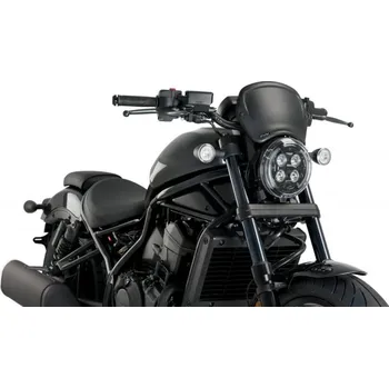 Motodíl Plexi štít PUIG FRONTAL PLATE 20821J matná černá HONDA CMX 1100 Rebel 2021-2026