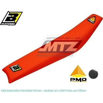 Moto sedlo Potah sedla KTM EXC / 08-11 + SX+SXF / 07-10 - barva oranžová - typ potahu PMD KTM SX-F 250 2007-2010