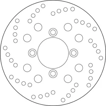 Brzdový kotouč Brzdový kotouč BREMBO 68B40741 fix SUZUKI UH 125 Burgman 2002-2006