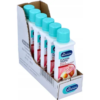 Odstraňovač skvrn SADA 6X Bodový odstraňovač skvrn na krev, vejce, mléko a zmrzlinu Dr. Beckmann