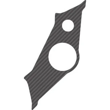 Ochranné nálepky na "brýle" PUIG X-TREME 1739C karbonový vzhled YAMAHA YZF-R6 2003-2004