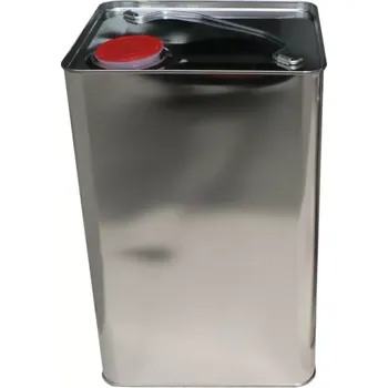 Kanystr PLECHOVÝ KANYSTR TENKOSTĚNNÝ 20L UN S MĚCHOVÝM UZÁVĚREM DIN 57MM