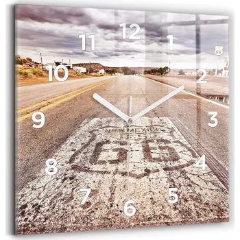 Hodiny Nástěnné hodiny Wallfluent hnědé 30 cm