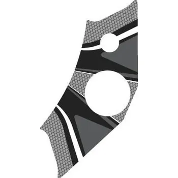 Ochranné nálepky na "brýle" PUIG RADIKAL 6909U šedá YAMAHA YZF-R6 1999-2002