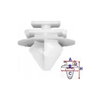 Ventilátor topení a klimatizace Spona na čalounění interiéru Romix RX12409