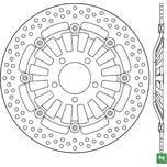 brzdový kotouč plovoucí, NEWFREN DF5202EF