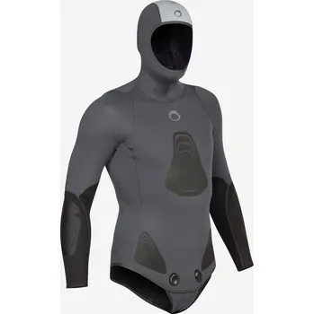 Neoprenový oblek DECATHLON Pánská neoprenová bunda na potápění SPF 500 3 mm šedá 2XL