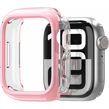 Pouzdro na mobilní telefon DUX DUCIS Camo pouzdro pro Apple Watch 42mm (Series 10 / 11) - růžové