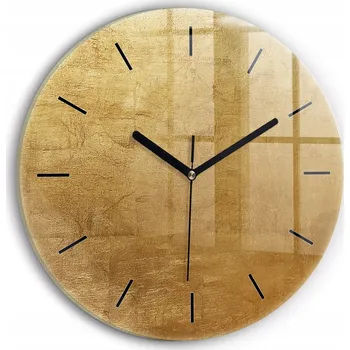 Hodiny Nástěnné hodiny Wallfluente žluté 30 cm