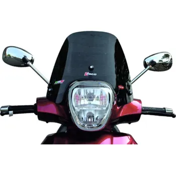 Plexi štít Faco 267008322 kouřová 330x410 PIAGGIO/VESPA Beverly 350 2011-2014