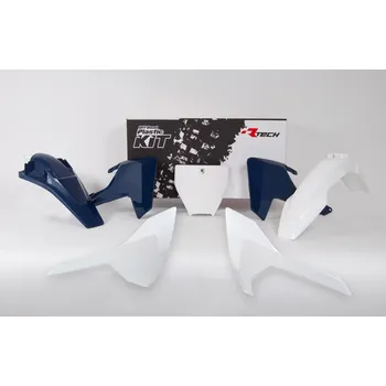 sada plastů Husqvarna, RTECH (bílo-modrá, 5 dílů) HUSQVARNA TC 250 2017-2018
