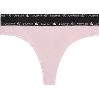 Kalhotky Dámská tanga Micro 1996 2Pack QD5035E-C4U - Calvin Klein L