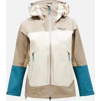 Dámská větrovka BUNDA PEAK PERFORMANCE W VISLIGHT GORE-TEX C-KNIT JACKET AVID BEIGE