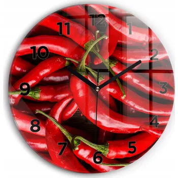 Hodiny Nástěnné hodiny Wallfluente červené 30 cm