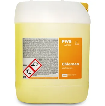 Bazénová chemie PWS - Professional Water System Chlornan sodný stabilizovaný 20l - doprava zdarma po celé ČR ADR