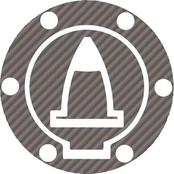 Ochranné nálepky na víčko nádrže PUIG X-TREME 8384C karbonový vzhled DUCATI Hypermotard 796 2010-2013