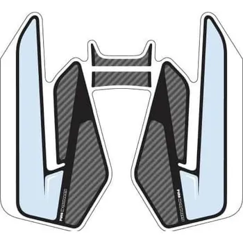 Tankpad PUIG SPECIFIC 8438C karbonový vzhled s boční částí YAMAHA MT-07 2014-2019
