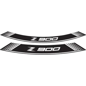 Linka na ráfek PUIG Z900 9291B bílá linky na ráfek - sada 8ks KAWASAKI Z 900 2017-2019