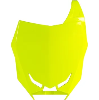 čelní číslová tabulka Suzuki, RTECH (neon žlutá) SUZUKI RM-Z 450 2018-2021