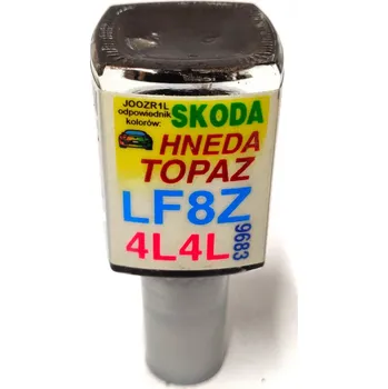 Autolak ARASYSTEM Lakovací tužka F8Z Hnědá topaz (Topaz Brown) Škoda Fabia, Octavia, Rapid, Superb (2012 až 2018) 10ml