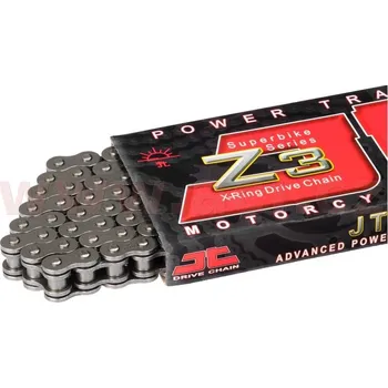 Řetězová sada pro motocykl řetěz 525Z3, JT CHAINS (x-kroužek, barva černá, 104 čl. včetně nýtovací spojky) DUCATI Multistrada DS 1000 2003-2004