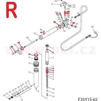 opravná sada hydrauliky pro lis SH 60253 6025399900
