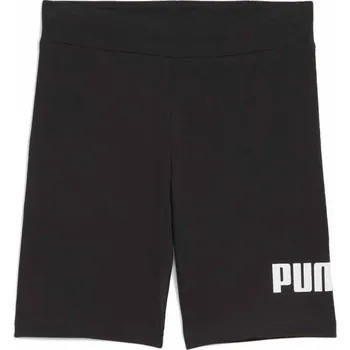 Dívčí legíny Dívčí krátké legíny Puma ESSENTIALS NO. 1 LOGO SHORT LEGGINS G 152 Černá, Bílá