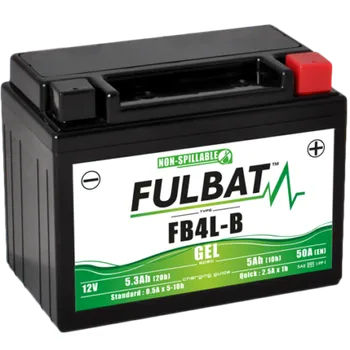 Motobaterie Gelová baterie FULBAT FB4L-B GEL (High Capacity) (YB4L-B GEL) DERBI Senda 50 R 1995-1996
