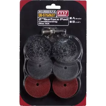 Brusný kotouč Sada lešticích a brusných kotoučů Mighty Seven M7 QB-9762K07A - 3x 2ks kotoučů 50mm na rez a leštění, pro brusku QP-113 a QP-123