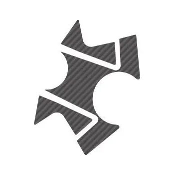 Ochranné nálepky na "brýle" PUIG X-TREME 6693C karbonový vzhled KAWASAKI EX Ninja 300 2013-2017