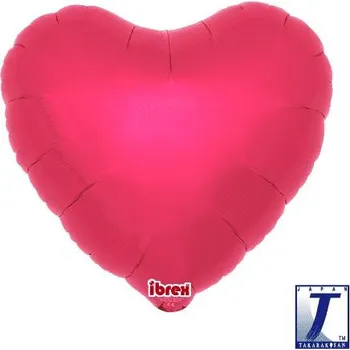 Party dekorace Balónek červený metalické srdce 63 cm, který létá 30 dní t231201