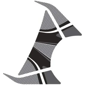 Ochranné nálepky na "brýle" PUIG RADIKAL 2812U šedá DUCATI Panigale V4S 2019-2019