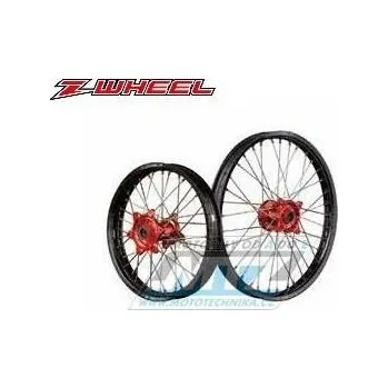 Kolo kompletní přední 1,60x21" (červený náboj / černý ráfek) - Honda XR400R / 96-04 + XR250 / 03-07 + CRM250R / 91-99 ZWW2141531