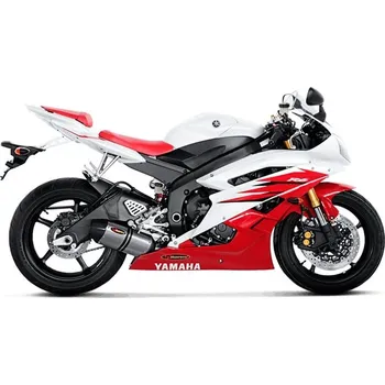 homologovaná výfuková koncovka, řada Slip-On Line (Titanium), Akrapovič YAMAHA YZF-R6 2006-2007