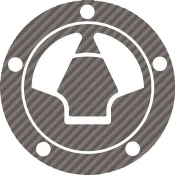 Ochranné nálepky na víčko nádrže PUIG X-TREME 8402C karbonový vzhled KAWASAKI Ninja 650 K 2006-2017