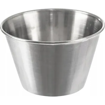 Ocelová miska na omáčku, dip, omáčník, miska miska na dip, nádoba 9,5 cm, 240 ml