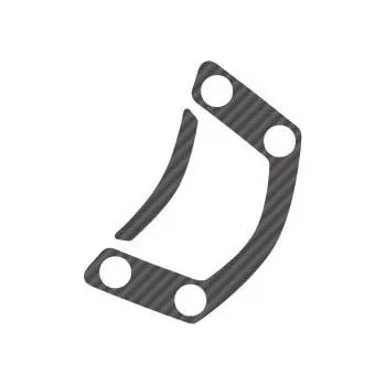 Ochranné nálepky na "brýle" PUIG X-TREME 5069C karbonový vzhled KAWASAKI ER-6n 2009-2011