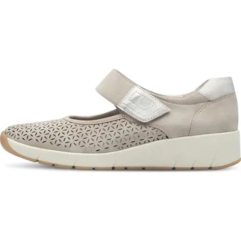 Dámské polobotky JANA SHOES NĚMECKO Boty Jana 664 béžové dámské polobotky Velikost: 42